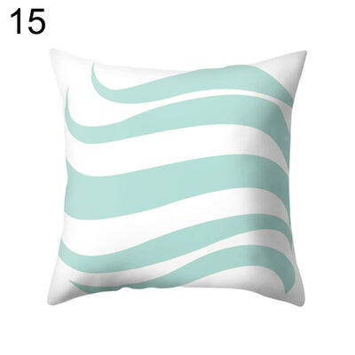 

Flower Wave Heart Pillow Case Cushion Cover Sofa Bed Car Cafe Office Decoration