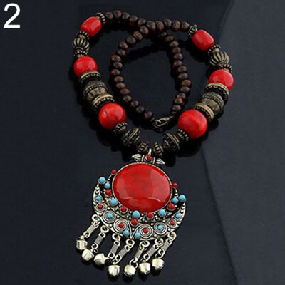 

Women Vintage Bohemia Style Pendant Long Chain Sweater Necklace Jewelry Charm