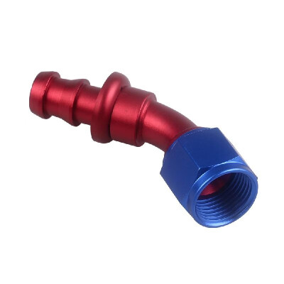 

Push Lock Hose End Fitting AN8 Push-On Hose End 180 Degree