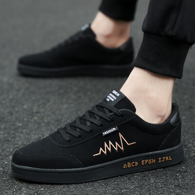 

Autumn shoes mens canvas shoes Korean version of Joker student casual shoes red shoes new fashion shoes
