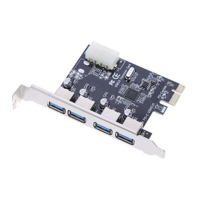 

PCI-E to 4 Port USB 30 Hub Card PCI-E to USB Express Expansion Card