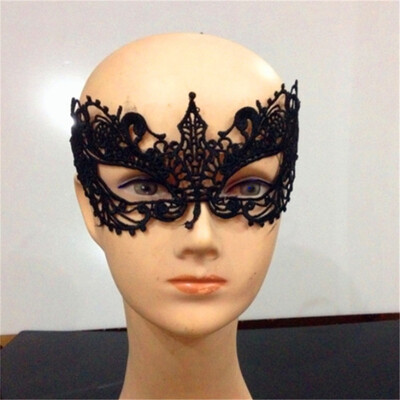 

Tailored Masquerade Lace Mask Catwoman Halloween Cutout Prom Party Mask Accessories HOT