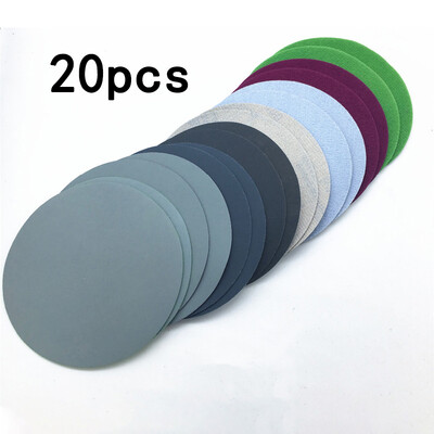 

20 Pieces 75mm 800150020003000 Grit Water Dry Sanding Discs Sheet Sandpaper