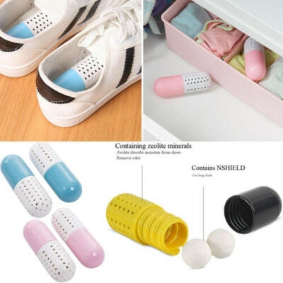 

1pair Shoe Smell Remover Deodorizer Capsule Shoe Cabinet Odor Germs Eliminator