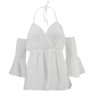 

Starmoon Women Slach Neck Beach Sexy Holiday Mini Jumpsuit