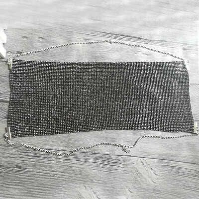 

Sexy Women Sequined Crystal Diamonds Boob Tube Tops Party Club Accessories Metal Strapless Rhinestone Bra Summer Crop Top