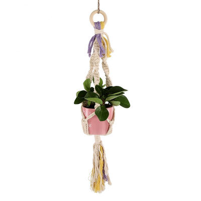 

Greensen Hand-made Plant Hanger Flower Pot Holder String Hanging Rope Wall Decor