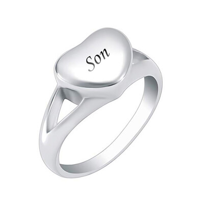 

Fashion 925 Sterling Silver Eternity Ring Love Heart Ash Holder Memorial Finger Ring Cremation Jewelry For Ashes