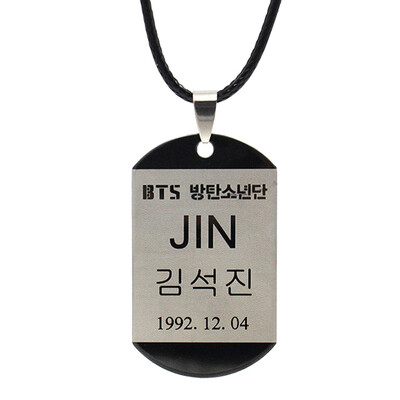 

Kpop BTS Bangtan Boys Army Necklace Pendant Chain