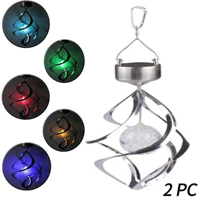 

〖Follure〗Solar Powered Wind Chimes Light Hanging LED Garden Outdoor Lamp Colour Changing