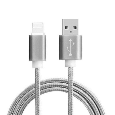 

USB Cable For iPhone Xs Max Nylon Braided Fast Data Charging Cable For iPhone X 8 7 6 6s Plus 5 5s SE Mobile Phone Cable