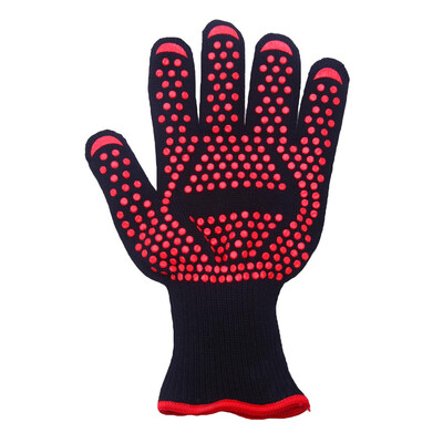 

Kitchen Microwave Oven Gloves Barbecue Gloves Cooking Heat Proof Mitt Glove for Hands Protective
