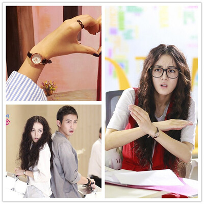 

Beautiful Li Huizhen watches with Korean version of retro Mori girls small dial female students thin strap round womens watch