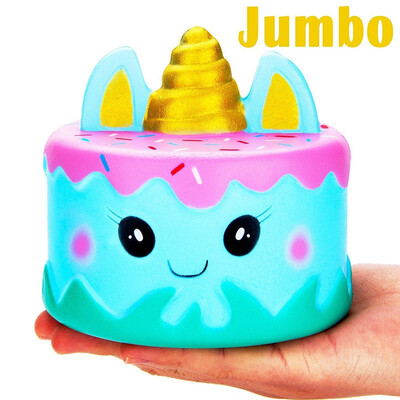 

Outdoor Squishies Slow Rising Jumbo White Unicorn Mousse Cake