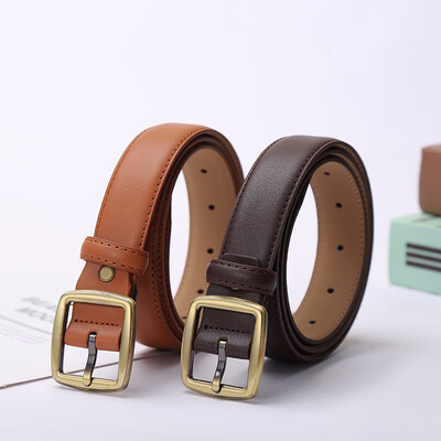 

Hot leather ladies belt fashion wild trend leather belt female decorative jeans belt