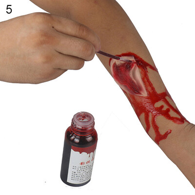 

Fake Wound Bloody Injury Scar Latex Tricky Halloween Prank 3D Sticker Makeup