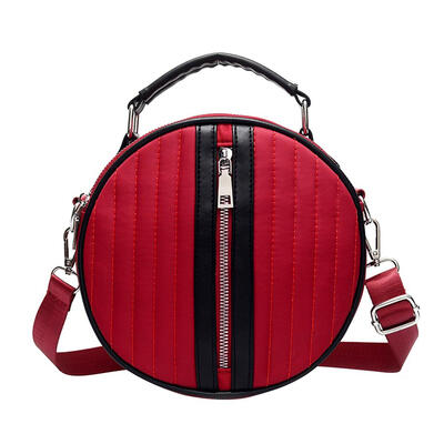 

Nylon Shoulder Messenger Handbags Casual Women Small Round Crossbody Bags