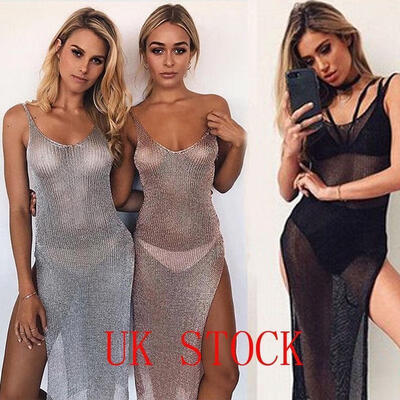 

New Women Sexy Crochet Bikini Swimwear Cover Up Beach Dress Bathing Suit