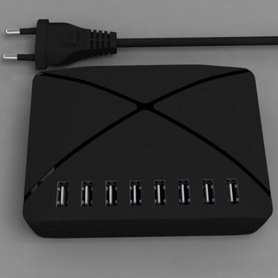 

Universal Portable Multi-Port 8 USB Charger Plug Socket Power Strip For Home Or Travel UseEU Plug
