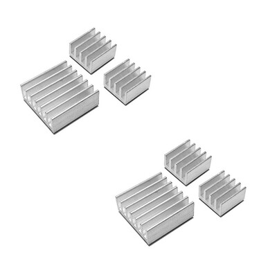 

6pcs Aluminum Heatsink Cooler Cooling Kit for Raspberry Pi