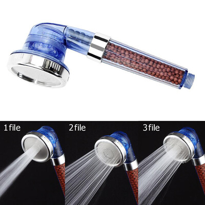

Siaonvr High Turbo Pressure Shower Head Bathroom Hand Large Rainfall Water Saving Filter