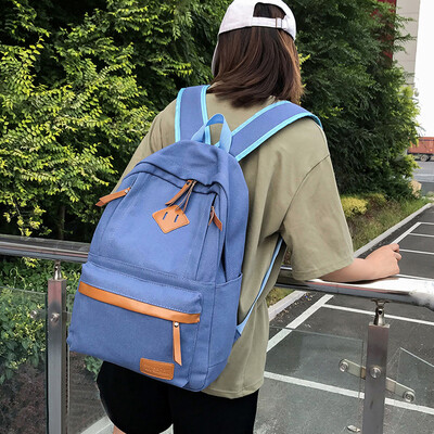 

Fashion Women Durable Canvas Backpacks Large Capacity Bags Package Shoulder Bags