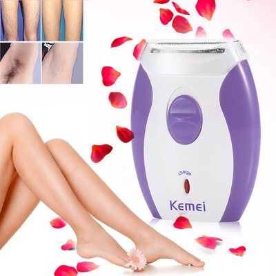 

KEMEI Women Rechargeable Hair Removal Lady Electric Body Epilator Leg Arm Shave Machine Lady Epilator