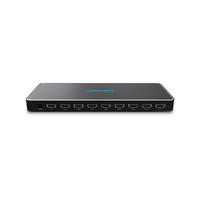

Vention HDMI Splitter 1×8 Ports 4K 3D HD Image Quality 1 In 8 Out Switcher 8 Ports HDMI TV Store Advertising Display Multimedia Te