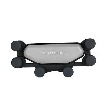

Vehicle-Mounted Air Outlet Bracket 6-Points Fixation Good Stability for iPhone Samsung Huawei&Other Mobile Phones