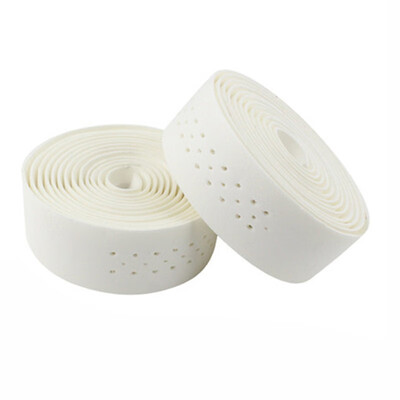 

Sports Cycling Road MTB Bike Bicycle Punched Handlebar Wrap Belt PU Leather