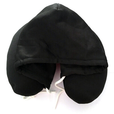 

Travel Hooded Pillow Cushion Car Office Airplane Head Rest Neck Support U-Shaped