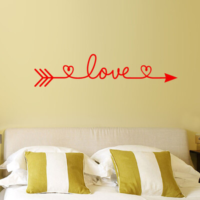 

〖Follure〗Love Arrow Removable Art Vinyl Mural Home Room Decor Wall Stickers