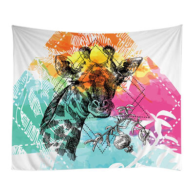 

European Beach Tapestry Polyester Wall Hanging Rug Blanket for Home Decor