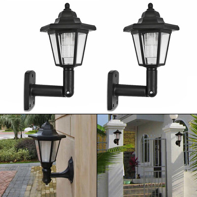 

〖Follure〗2x Solar Power LED Light Path Way Wall Landscape Mount Garden Fence Lamp Outdoor
