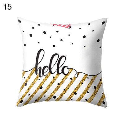 

Love Heart Stripe Dots Pillow Case Cushion Cover Sofa Bed Car Cafe Office Decor
