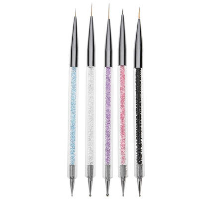 

5pcs Liner Gel Nail Art Painting Pens Polish Dotting Pencil Manicure Brush