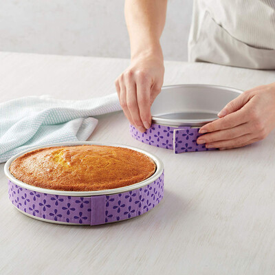 

Gobestart Nice Cake Pan Strips Bake Even Strip Belt Bake Even Moist Level Cake Baking Tool