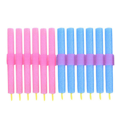 

12pcs DIY Sponge Styling Hair Curler Rollers Self-adhesive Foam Hair Roller