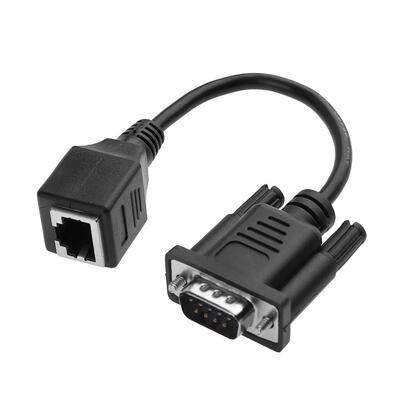 

DB9 to RJ45 Cable DB9 MaleFemale to RJ45 Female Extender Adapter Cable