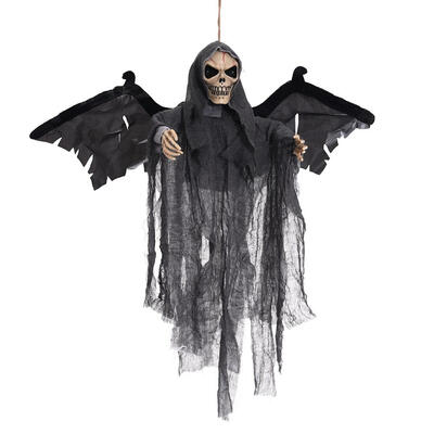 

Halloween 3D Sound Eye Luminous Wings Wobble Simulation Hanging Bat Ghost