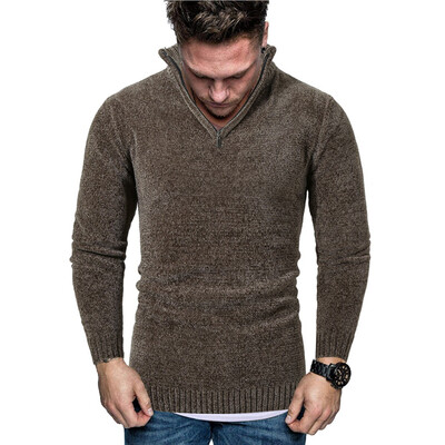 

Toponeto Men Autumn Winter Turtleneck Casual Long Sleeve Knitting Sweaters Tops Blouse
