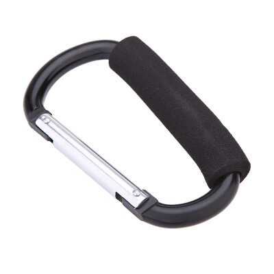 

140mm 14cm Large D-shaped Aluminium Alloy Carabiner with Soft Handle Shopping Hook Camping Hook Outdoor Keychain