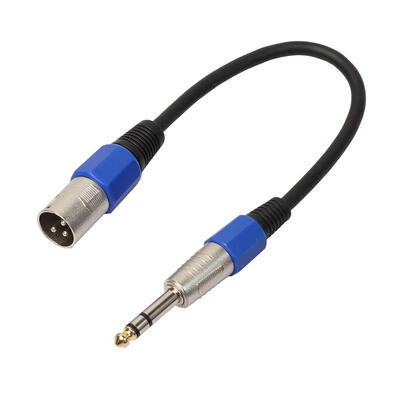 

3P XLR Male Jack to 14 635mm Female Plug Stereo Microphone Adapter Cable