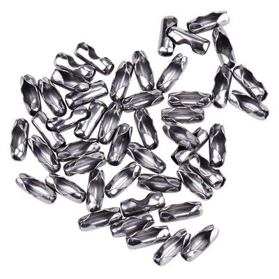 

PH PANDAHALL 50pcs 304 Stainless Steel Ball Chain Connector Clasps