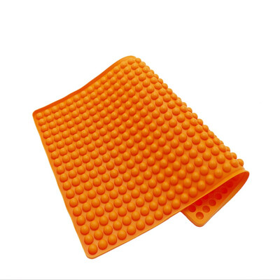 

New Hot Non Stick Silicone BBQ Mat Pan Fat Reducing Slip Oven Baking Barbecue Charcoal Grill Oil Filter Pad Tray Sheet Cooking Mat