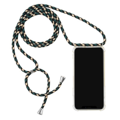 

Mobile Phone Case With Rope TPU Transparent Four-corner Anti-fall Mobile Phone Shell For HuaWei Mate20 Lite Individuality