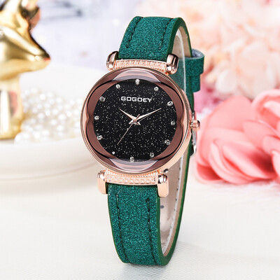 

RM Fashion Simple Without Numeral Scale Starry Dial Dial Quartz Female Watch