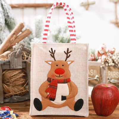 

Siaonvr Christmas Gift Cloth Handbag Candy Bag Merry Christmas Candy Bags Xmas Decor