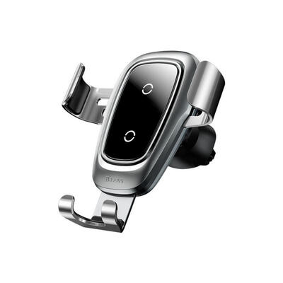 

Baseus Universal Car Air Outlet 10W Wireless Charger Metal Glass Gravity Bracket Mount Holder For Mobile Phones