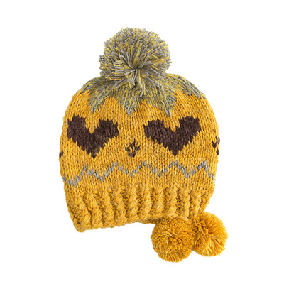 

Tailored Cable Knitted Bobble Hat Plain Mens Womens Beanie Warm Winter Pom Wooly Cap